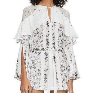 NWT BCBGMaxAzria Vivianne Ruffle Romper